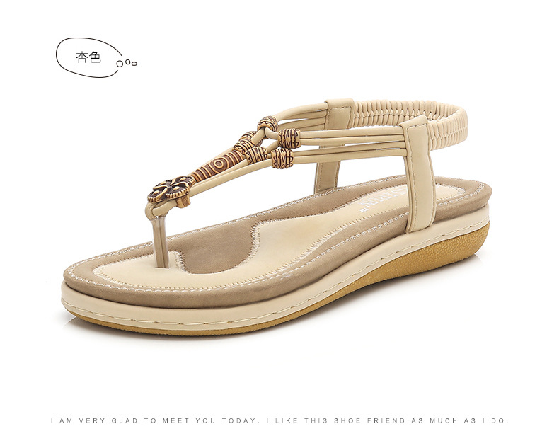 Cross-border supply 2025 new style sandal for women, thick-soled cake, large-sized women's sandal, fashionable Roman style, 36-43 undefined