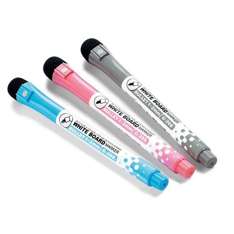 白板笔极细头小号可擦写儿童无毒迷你易擦记号笔细单头黑板笔彩色