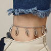 Universal fashionable metal ankle bracelet, accessory, European style, ebay