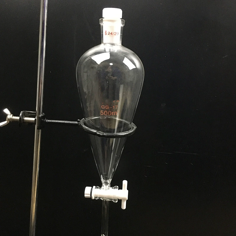 Утолщенная PTFE грушевидная Воронка PTFE грушевидная разделительная Воронка 60/125/250/500/1000 мл