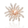 High-end metal universal brooch lapel pin, pin from pearl, accessory, Korean style, wholesale