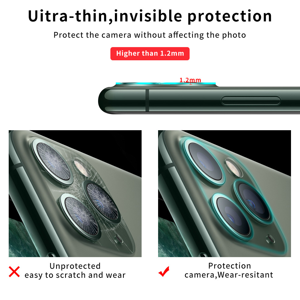 Suitable for iPhone Pro all-in-one Apple 11 camera protective film, glass anti drop high-definition lens film_voghion.com