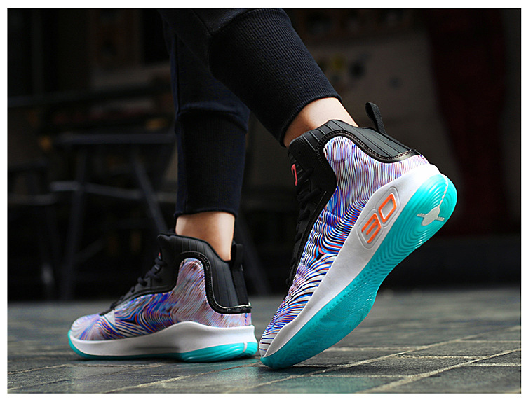 Buty do koszykówki, wysokie buty bojowe męskie, oddychające młodzieżowe buty sportowe na wiosnę i jesień_voghion.com