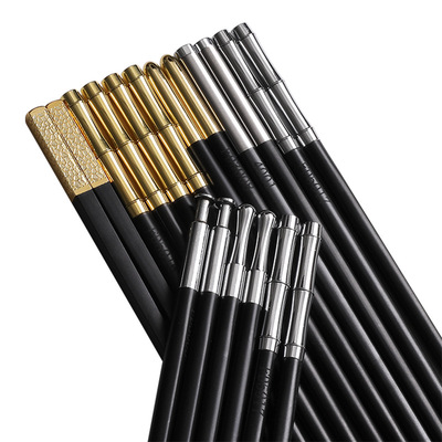 hotel household alloy chopsticks environmental protection gift non-slip Moldy originality hotel chopsticks suit customized Manufactor