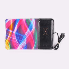 無線充電鼠標墊新款創意無線充電器QI標准功能桌面薄工廠批發