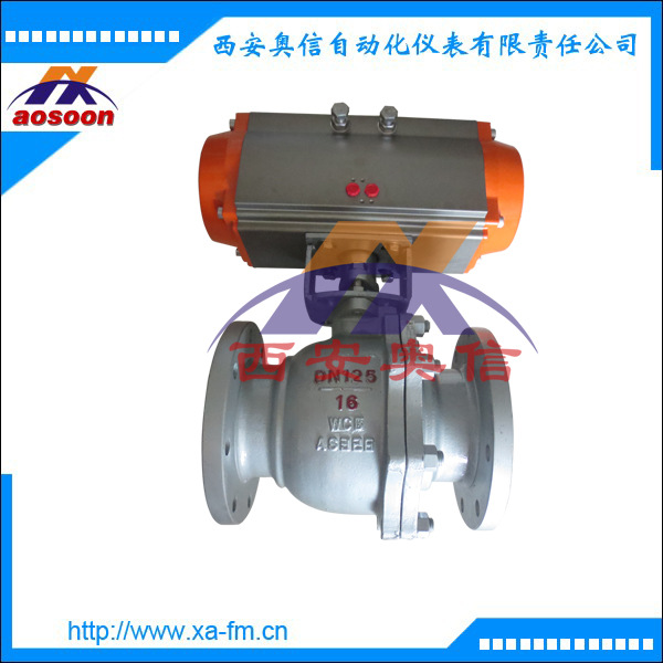 气动球阀 不锈钢气动球阀Q641F-16 气动阀