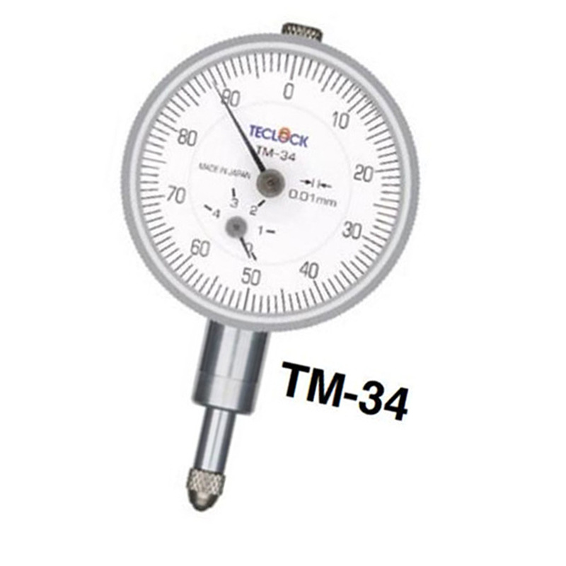 厂家特价批发日本得乐TECLOCK百分表TM-34指针式百分表原装正品