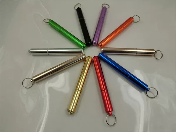 Straw storage bottle, aluminum alloy straw bottle, aluminum alloy bottle, storage box