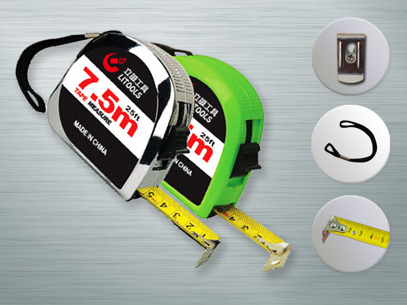 供应卷尺 钢卷尺 塑料尺壳 海外 厂家供货纤维尺健康尺