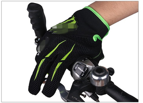 Motorcycle Riding Full Finger Gloves Bicycle Outdoor Riding Anti-Slip Racing Gloves Mountain Bike Gloves