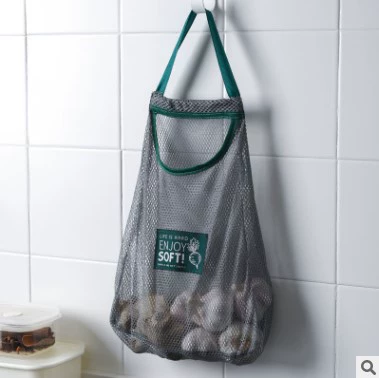 Storage system, mesh bag for home use, creative fruit hanging organiser