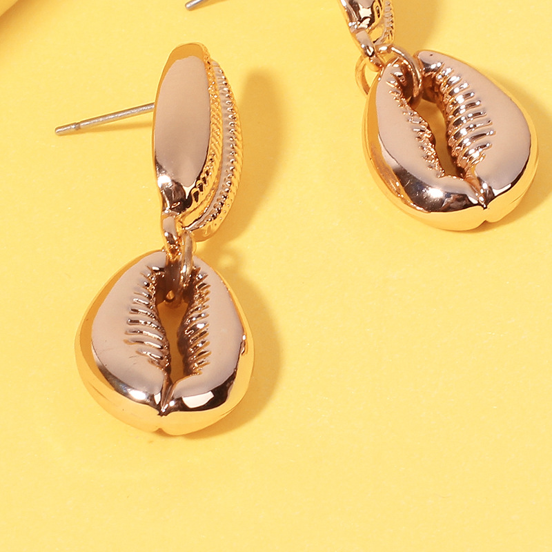 6g Weight Earrings Classification Wedding, Travel Occasion Women'S Gender Gold Color Alloy Conch Shell Bohemian Exquisite Earrings For Women Nihaojewelry 11