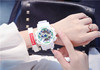 Brand trend electronic waterproof men's watch suitable for men and women for leisure, Korean style, simple and elegant design