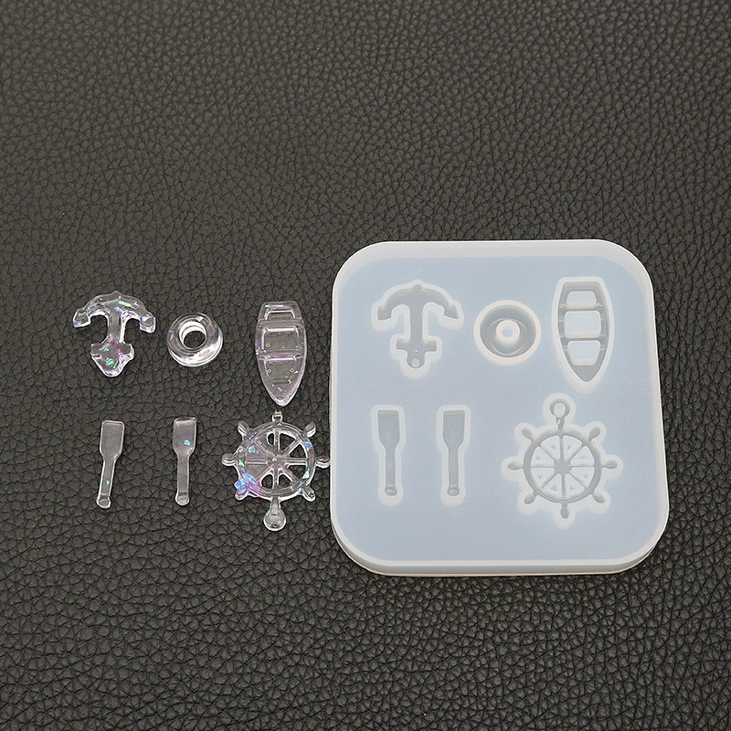 Пластиночная силиконовая форма ручной работы得意生活 Silicone mold handmade, marine pendant, mirror effect