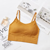 Adjustable straps, supporting protective underware, top with cups, sports bra, underwear, internet celebrity, beautiful back