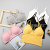 Thread Pure cotton sexy overlapping camisole Lace lace Beautiful back have cash less than that is registered in the accounts undergarment covering the chest and abdomen fashion comfortable Underwear Wrap chest