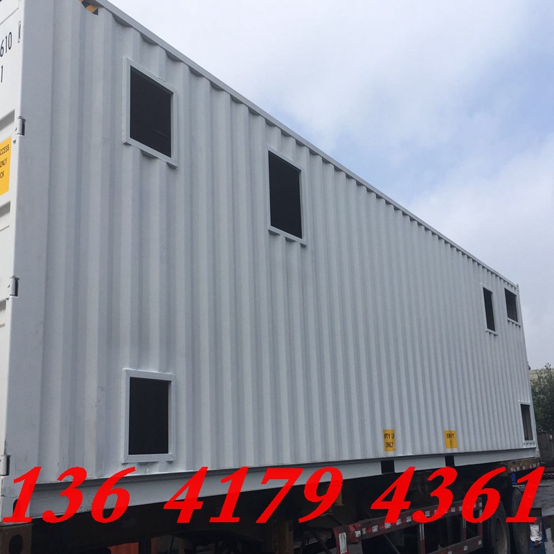 集装箱定制 40尺海运废旧铁皮货柜 移动房屋改装 6米旧铁皮包装箱