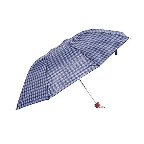 8K lattice umbrella classic tri-fold umbrella portable mini folding short handle umbrella promotional gift umbrella manufacturer direct sale
