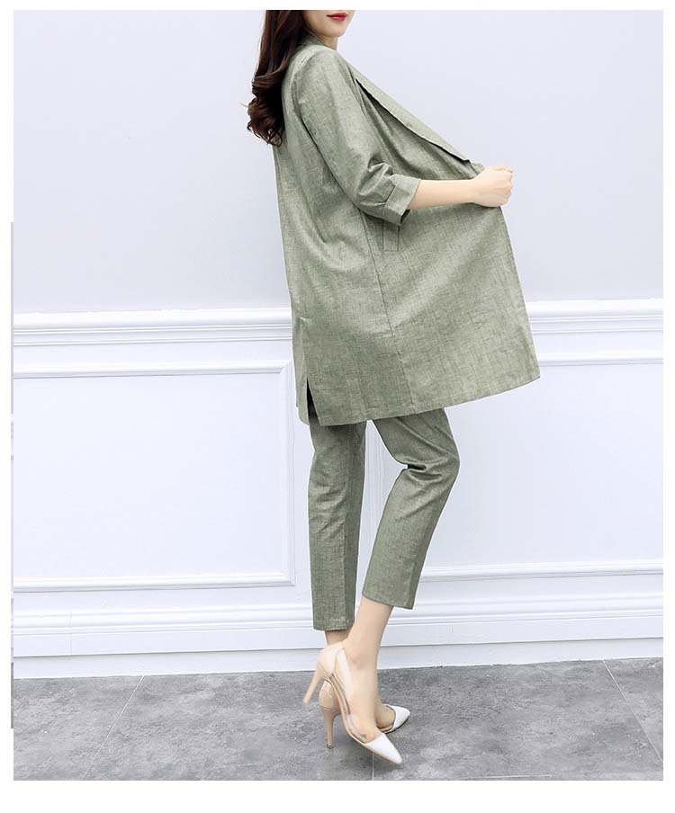 Costume femme UNE GéNéRATION en Coton et lin - Ref 3333626 Image 19