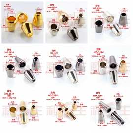 利生现货 纽扣服饰配件电镀金属吊钟 织带金属吊钟高质量五金配件