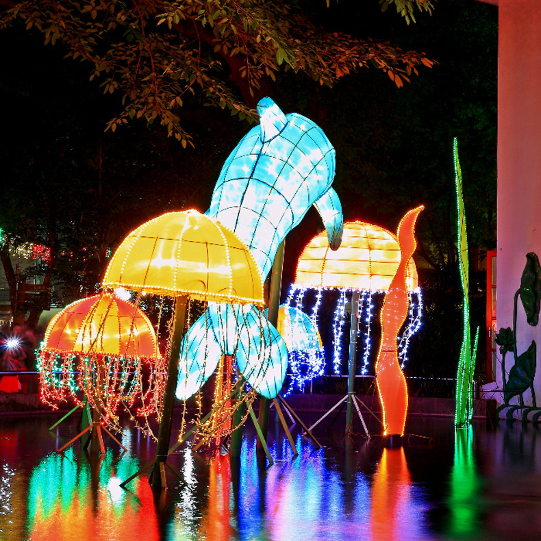 �Ϻ����������ӹ�����ϲ�컨�ƻ�����͵ƻṫ԰�ֵ��㳡����װ��