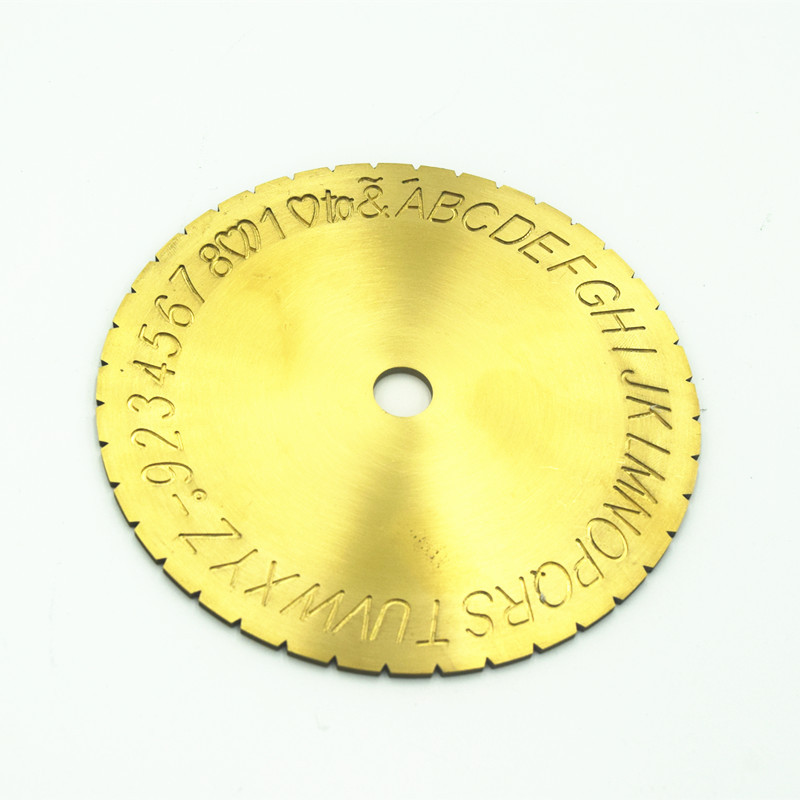 戒指刻字机字盘 介指刻字机配件 首饰器材 打金工具