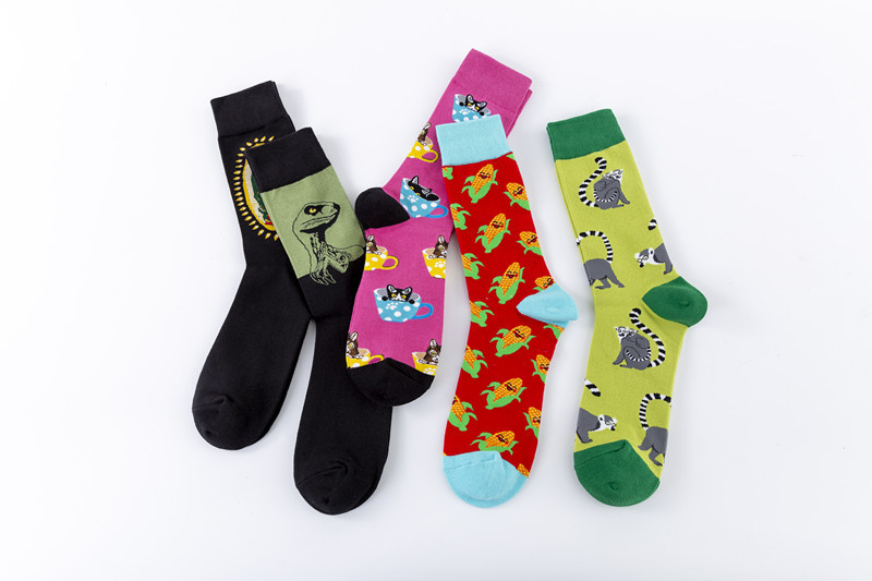Unisex Casual Cartoon Cotton Jacquard Ankle Socks display picture 3