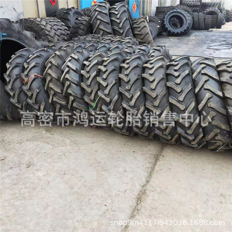 现货供 泸河9.5-24 9.5-48人字农用机械拖拉机轮胎9.5-32旱田轮胎