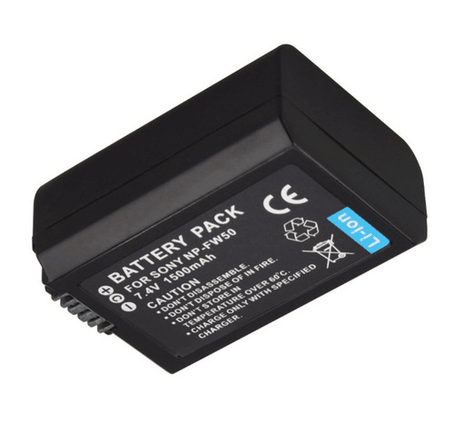 NP-FW50 lithium battery is suitable for Sony batteries for mirrorless cameras and is suitable for SONY NEX-5N mirrorless camera batteries.
