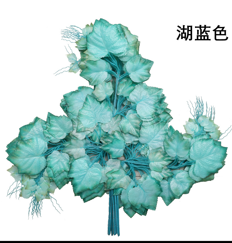 Artificial banyan tree, grape branches, tactile laminated plastic, artificial branches, green plant leaves, maple leaves, ginkgo leaves, mango leaves and branches detail image 15