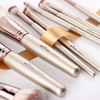 ANMOR 12 makeup sleeve brush wooden handle powder loose powder brush beauty OEM cross -border hot -selling manufacturers wholesale