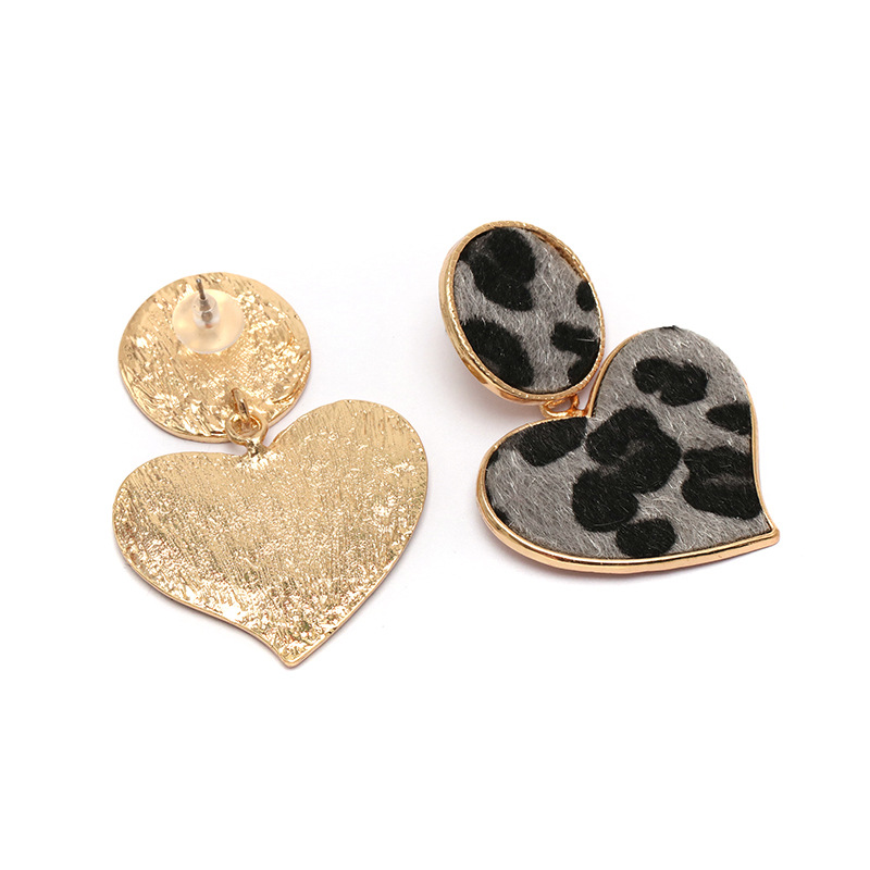 Alloy Fashion Sweetheart earring(gray)Fashion Jewelry NHJJ5587-gray