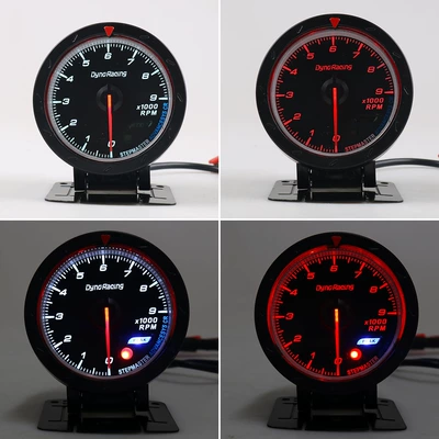 with bracket black face meter – tachometer