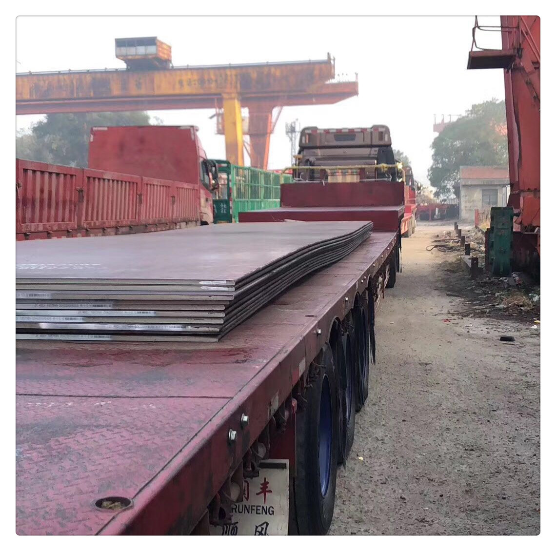 厂家直营耐候钢板耐候中厚板集装箱用Q355NHB耐候板可切割下料