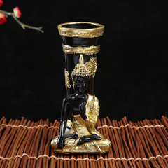 新款簡約仿古創意佛擺件辦公室裝茶桌裝飾品家庭酒櫃擺件一件代發