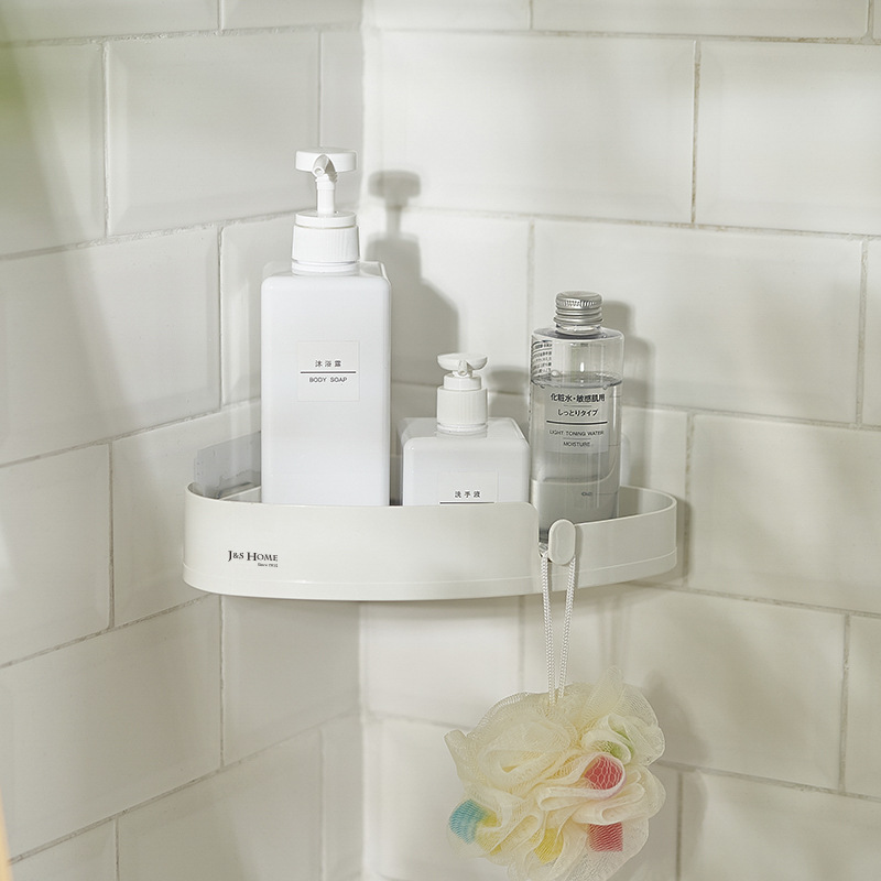 Baño triángulo rack de almacenamiento ponche libre cocina baño colgante de pared baño Baño rack de almacenamiento