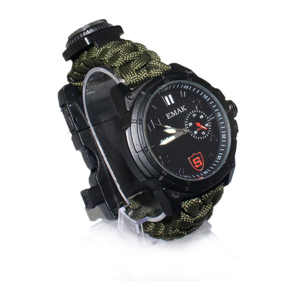 source Manufactor On behalf of multi-function Meet an emergency lifesaving customized Compass Playing firebar Existence escape Mountaineering watch