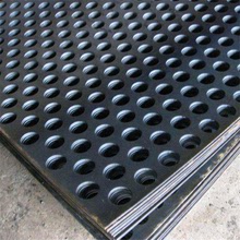 厂家直销重型厚板冲孔筛板网 圆孔网 铁板冲孔网板 建筑铝板网