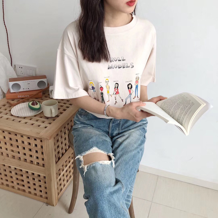 T shirt femme CHUAN YU en Coton - Ref 3314647 Image 20