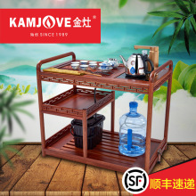 金灶 KW-6300正品泡茶车实木整套茶具可移动带轮茶桌茶台家用客厅