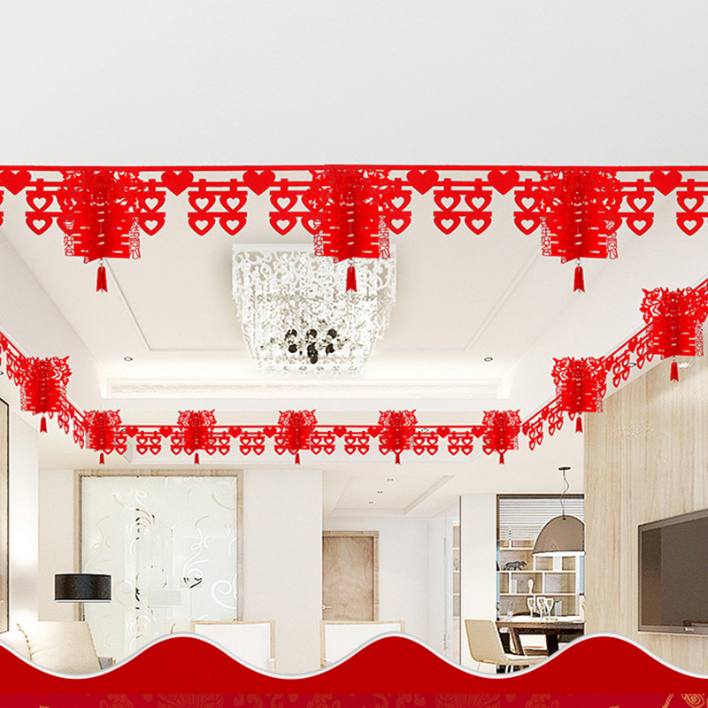 Wedding supplies Hi word Jacquard Marriage room arrangement Room a living room decorate suit originality romantic Yarn Jacquard