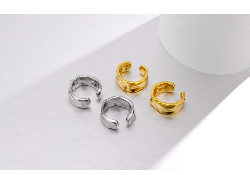 5g Weight Ear clips Classification 1 Piece Quantity Daily Occasion 925 Sterling Silver Material C Shape Pattern Women'S Gender Plating Design Simple Style Style 1 Piece 925 Sterling Silver C Shape Ear Clips 6