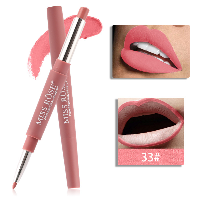 fashion multifunctional lipstick pen one side lipstick pen and one side lip linerpicture1