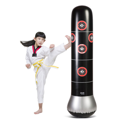 Thickened fitness adult and children PVC inflatable vertical boxing column tumbler inflatable sandbag sandbag vent toy
