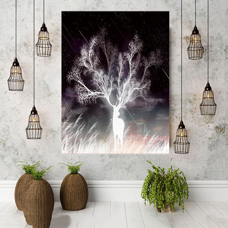 Amazon Hot Selling Carpet Starry Sky Luminous ins Hanging Cloth to Figure Custom Digital Printed Tapestries