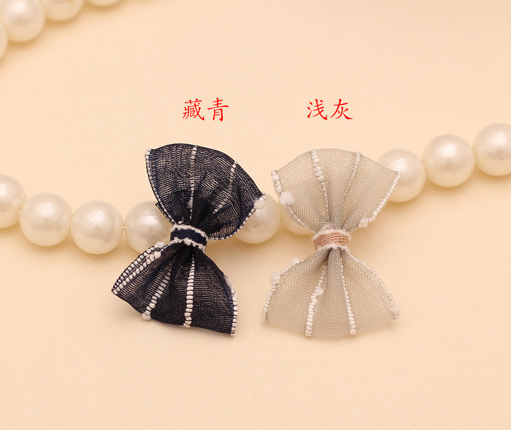 2.5雪纱韩版蝴蝶结1