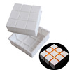 Square silica gel mousse, white mold, tools set