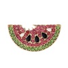 Fruit metal crystal lapel pin, brooch, pin, European style