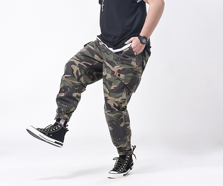 Herrenbekleidung Frühling-Sommer Plus-Size-Mode Herrenhosen mit dicken und lockeren Freizeithosen_voghion.com