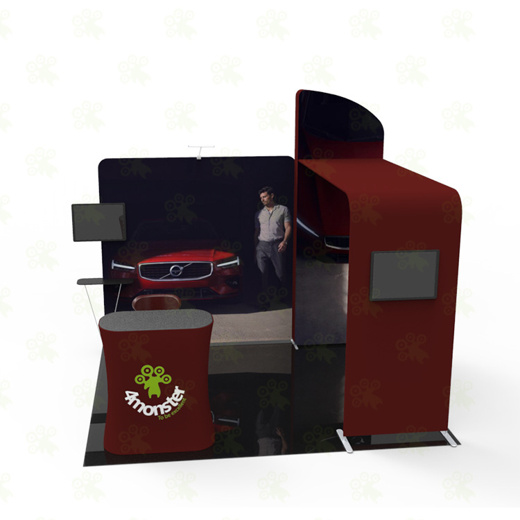 厂家直供 3*3米 热转印画面 展会标准摊位